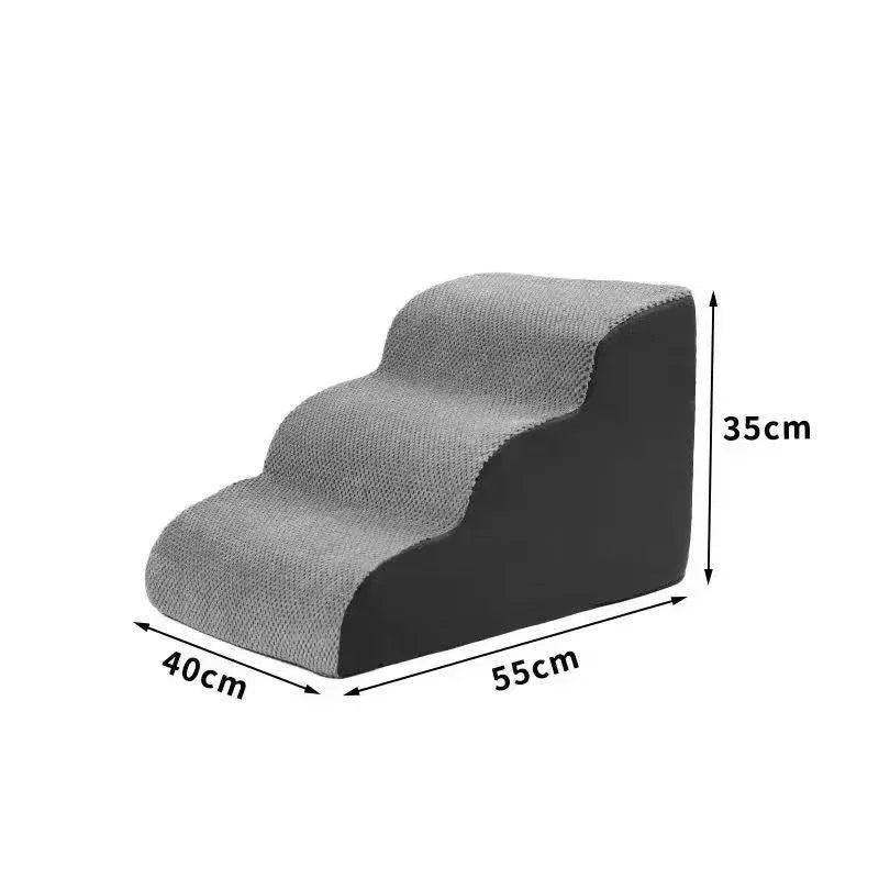 2025 2/3 Layer Dog and Cat Ramp Ladder Memory Sponge Detachable and Washable Training Pet Ramp PetS Supplies Pet Stairs for Dogs