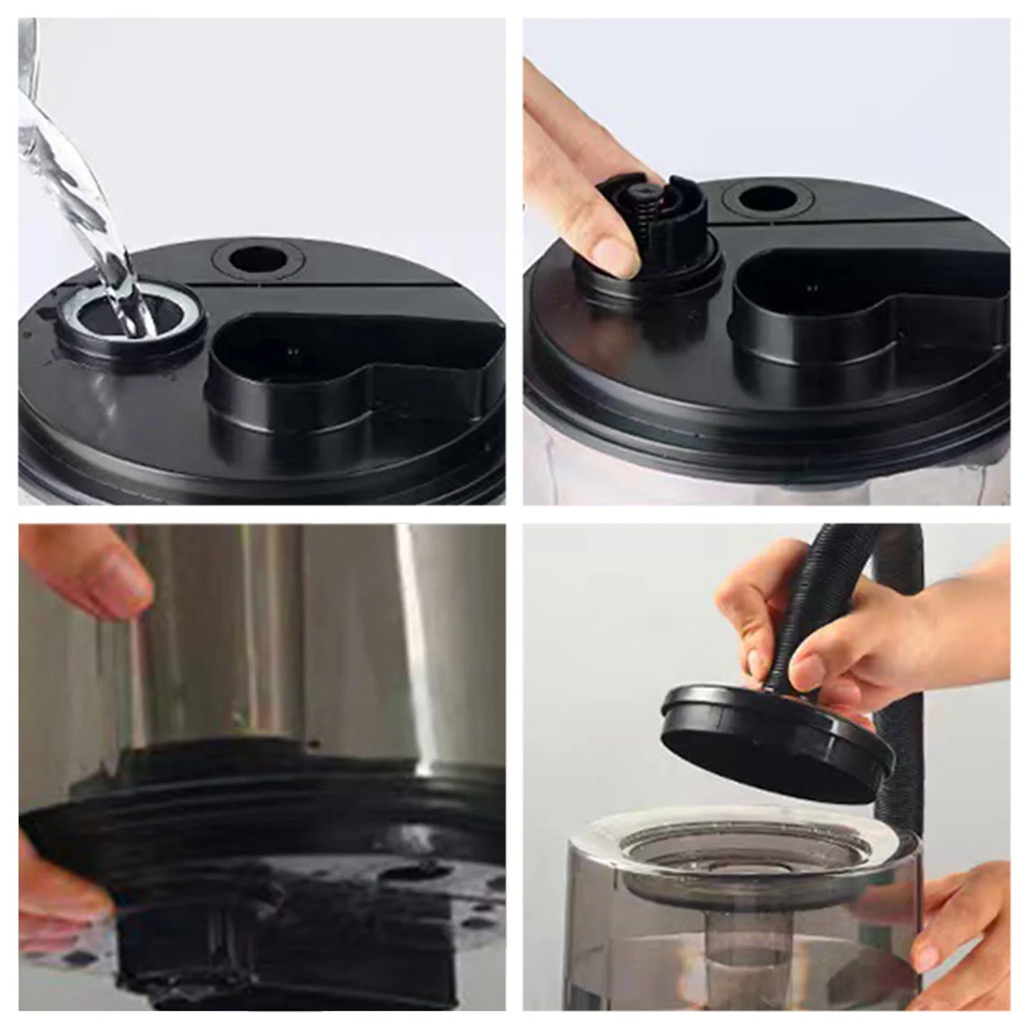 4L Reptile Humidifier Terrarium Fogger EU Power Adapter Top Fill Design Knob Control for Reptiles Amphibians Pet Supplies